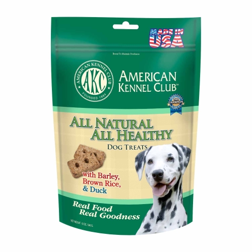 All Natural All Healthy Dog Treats with Barley, Brown Rice, & Duck